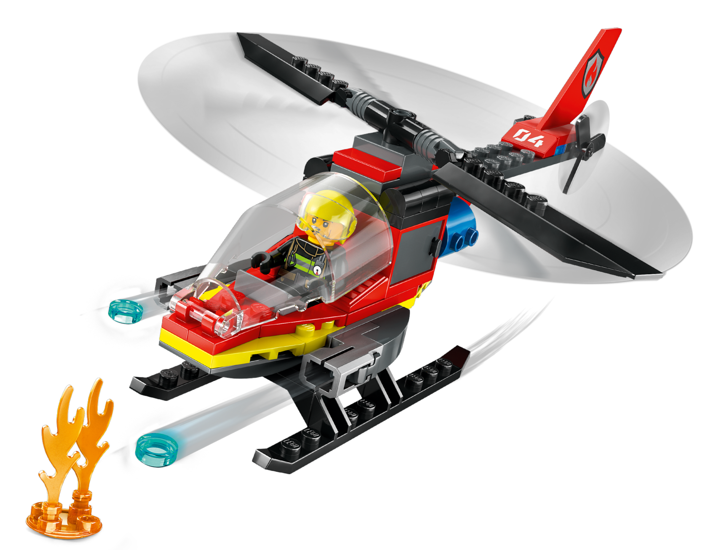 Helicóptero de resgate dos bombeiros 60411