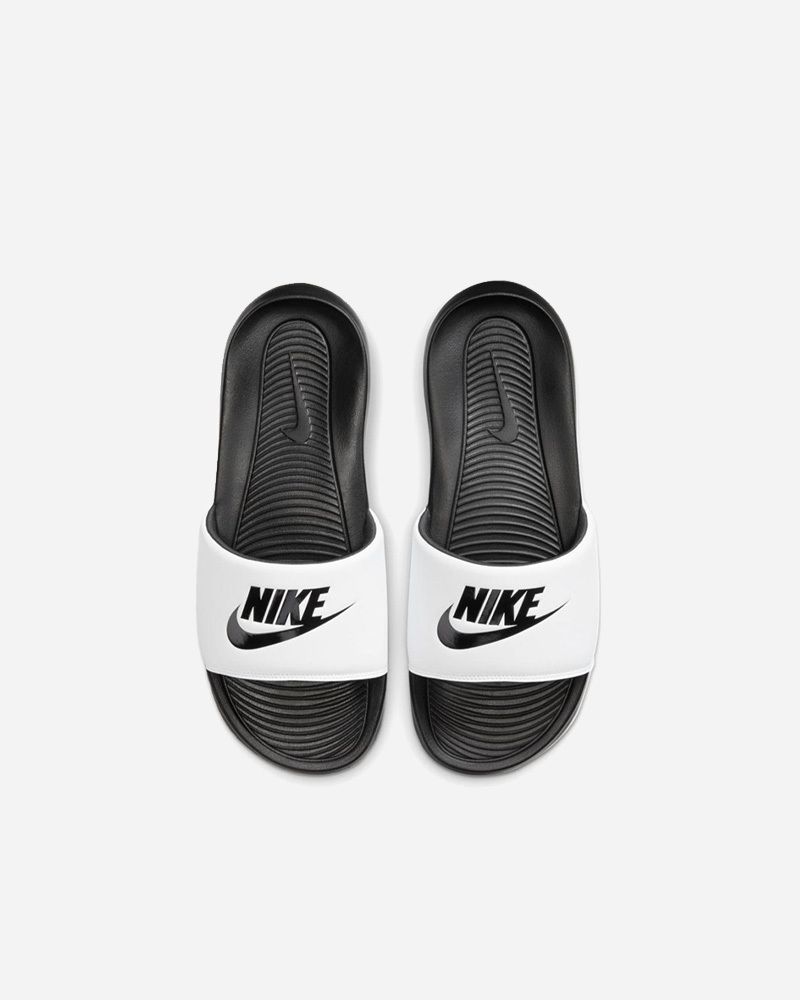 Claquettes Nike Victori One Noir & Blanc