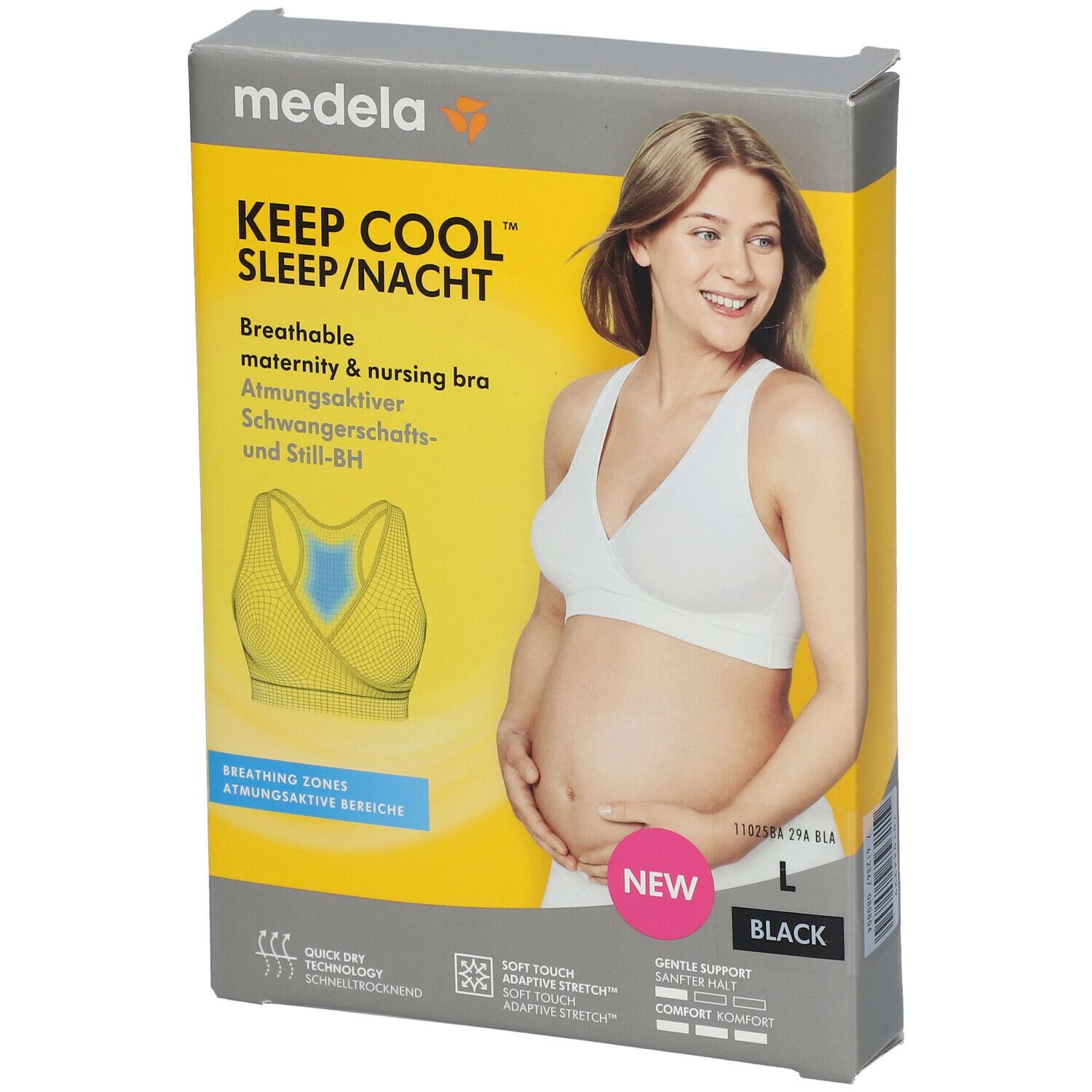 medela Keep Cool Schlaf Bustier Gr. L schwarz
