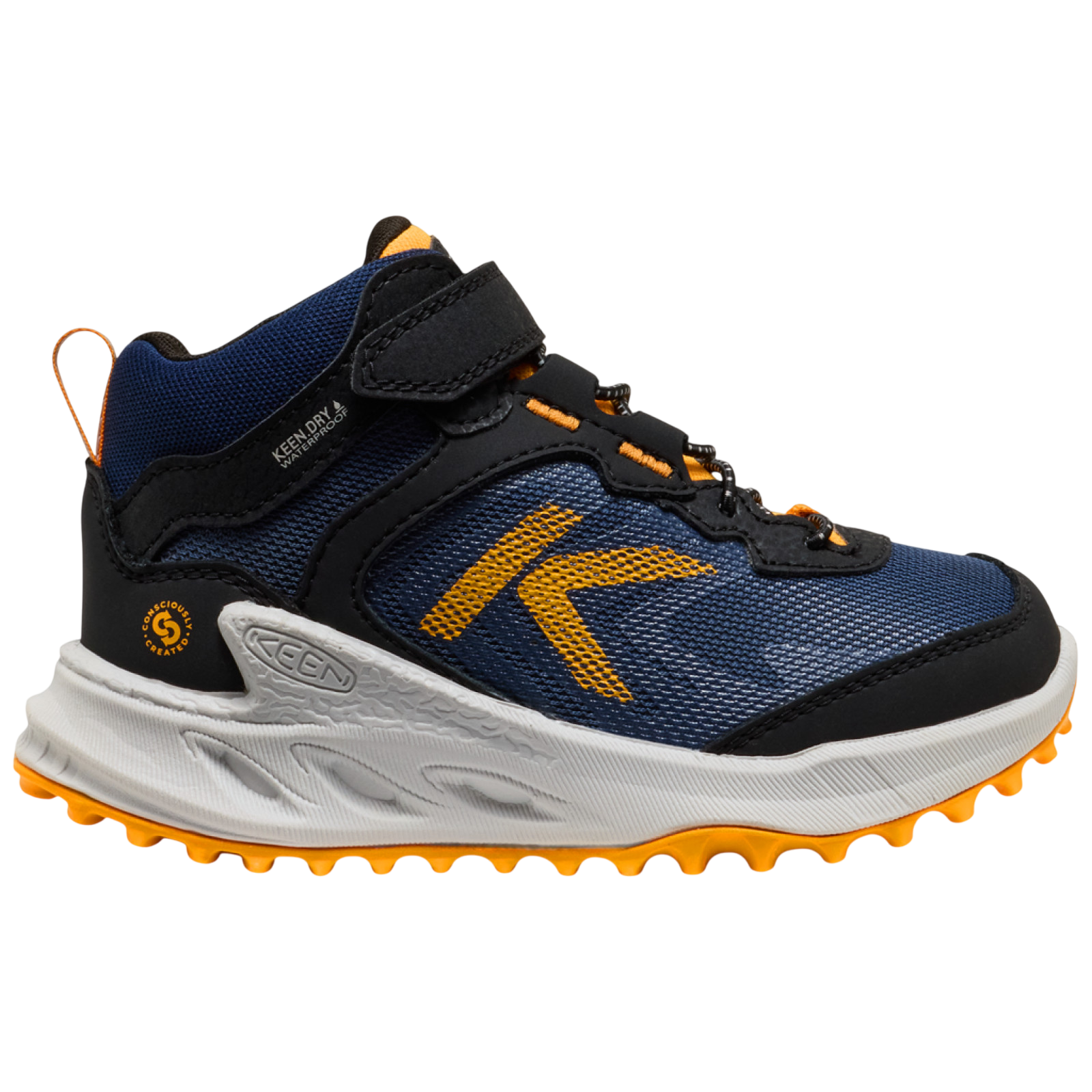 Wanderschuhe C Zionic Mid WP naval academy/bright marigold