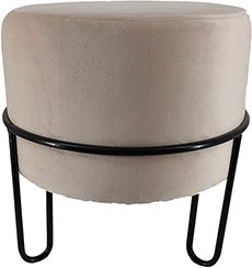 House of Nature poef Juru beige D 38 H 40 cm