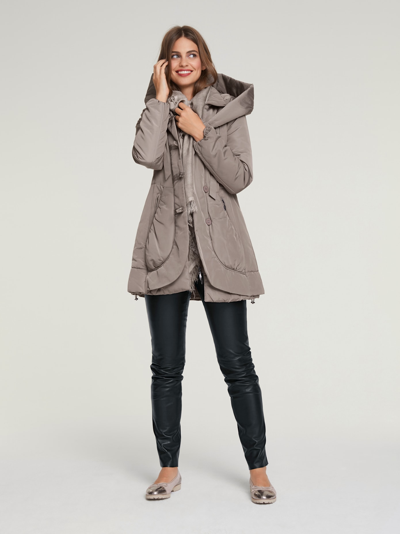 Parka veste d'extérieur facile à associer