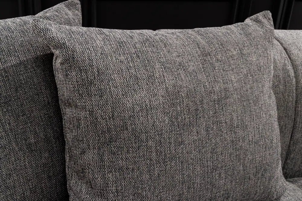 riess-ambiente Ecksofa ZERO GRAVITY - 305cm grau Webstoff Ottomane rechts Bigsofa Couch XXL Modern