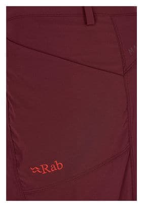 Pantalon Femme Rab Incline Light Regular Rouge