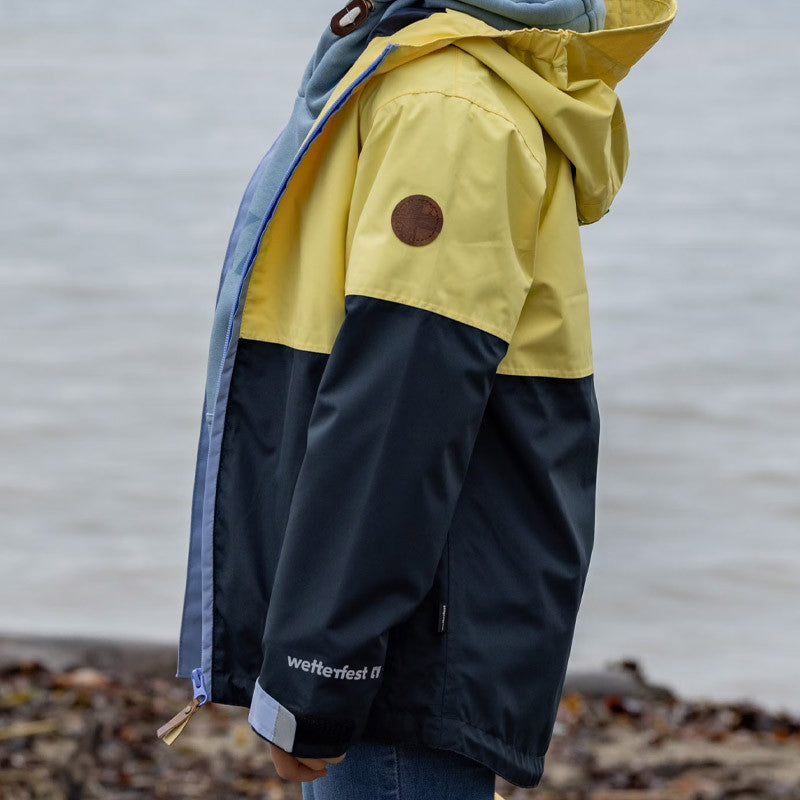 Kinder Puck Regenjacke sunshine