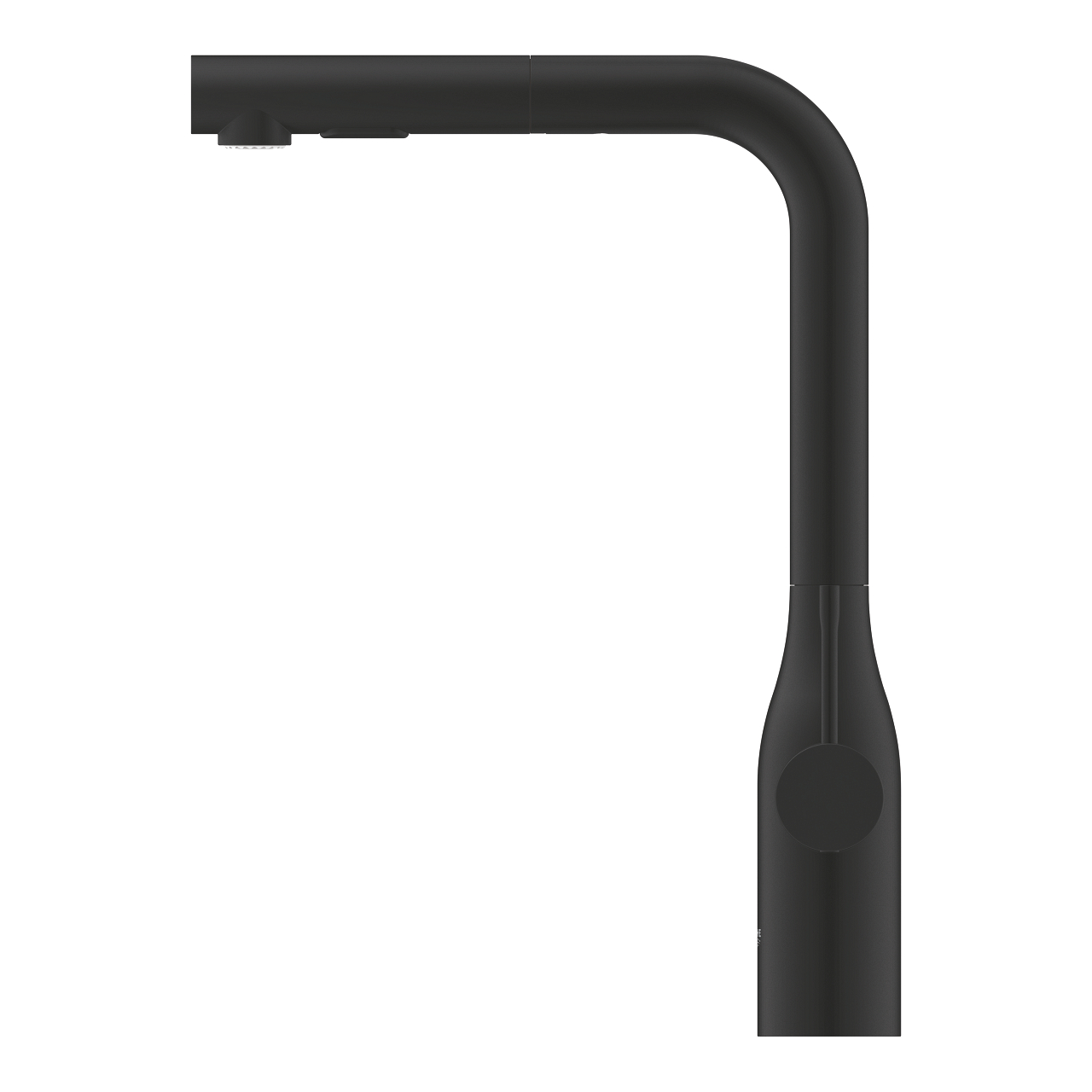 Grohe Essence New keukenkraan 35cm met uittrekbare handdouche phantom black - zwart mat
