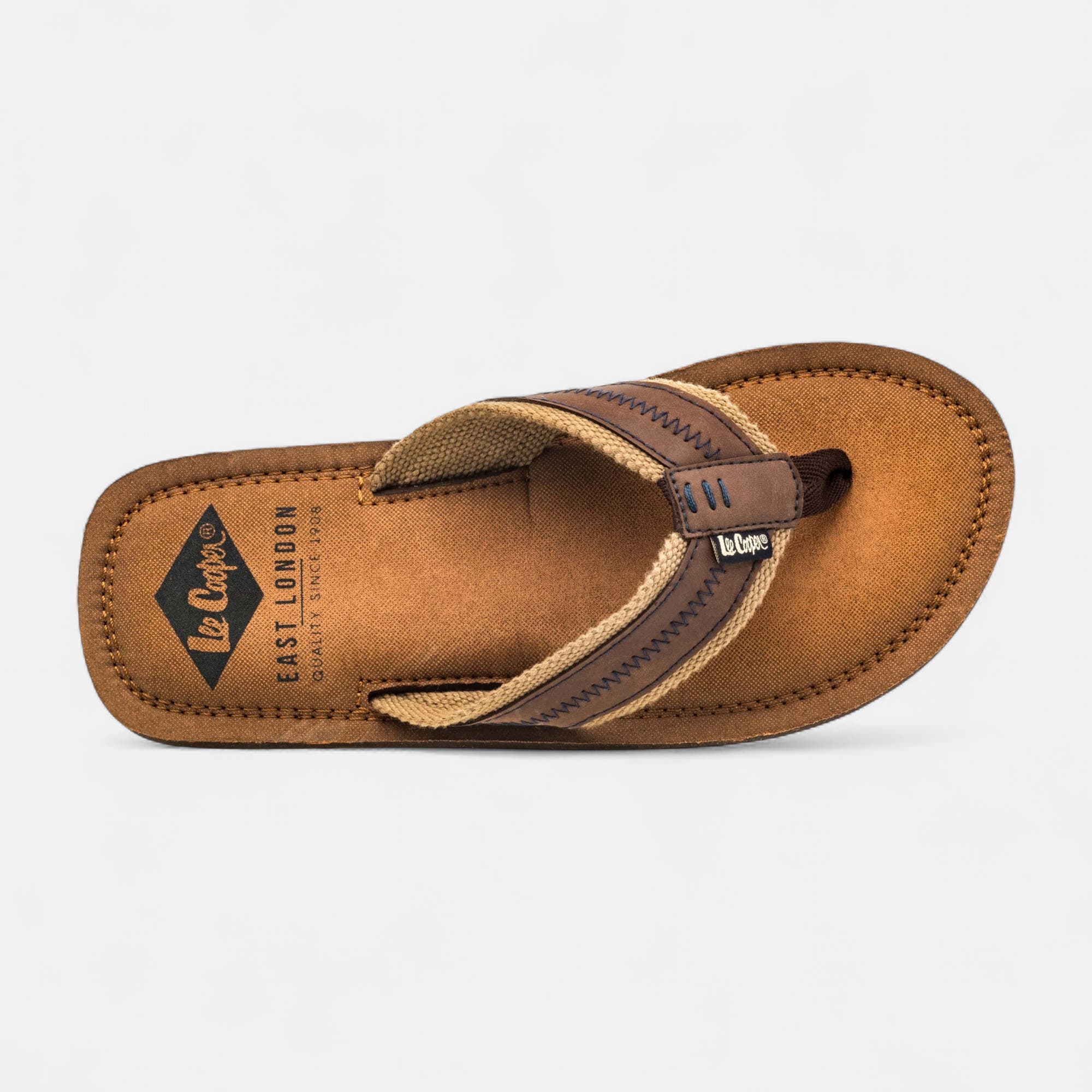 Claquettes de plage Homme marron