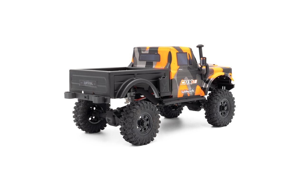 Scale Crawler CRX18 Pick-up 4WD Orange, RTR, 1:18<br>Kleiner Rock Crawler im RTR Set