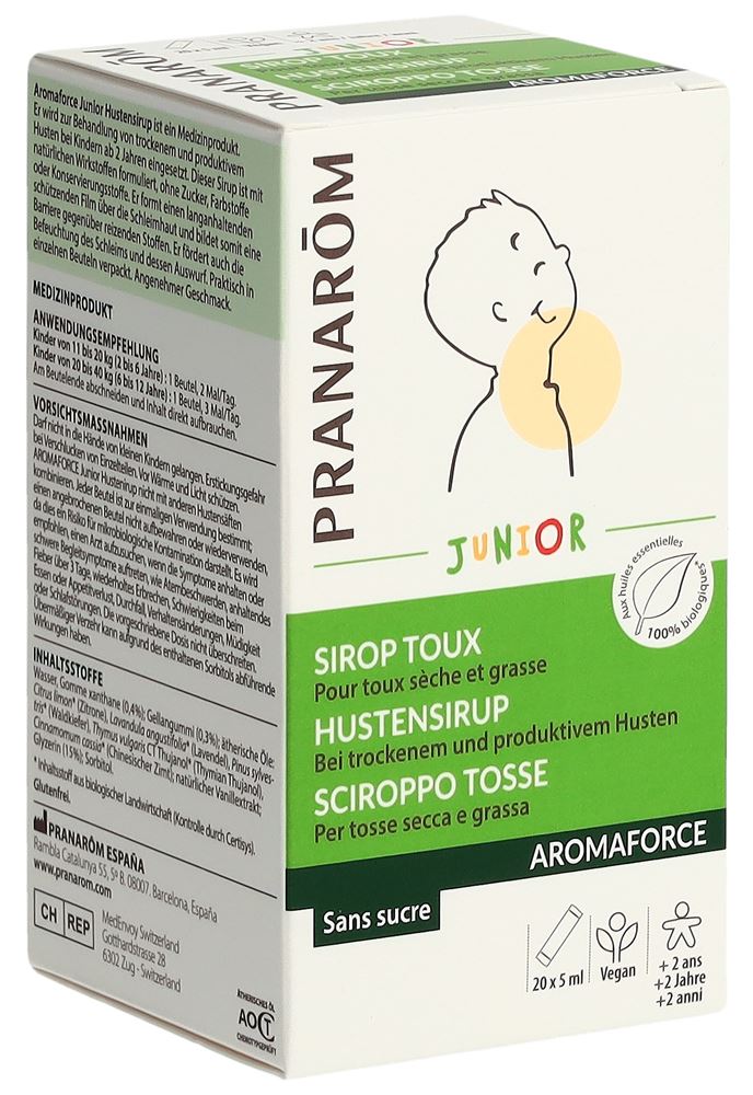 Pranarom Aromaforce Hustensirup Sirup Junior Btl 5 ml