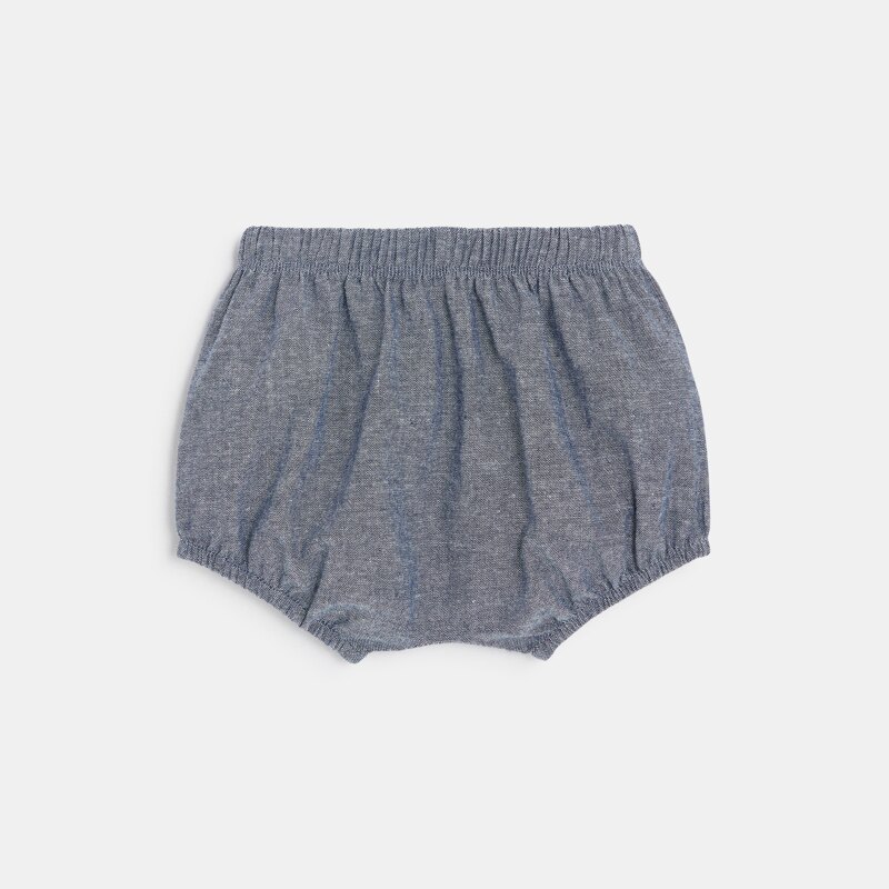 Robe à rayures et bloomer bébé fille bleue Absorba Bleu
