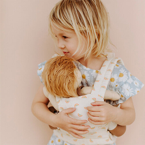 Olli ella dinkum dolls poppendraagzak - rainbow