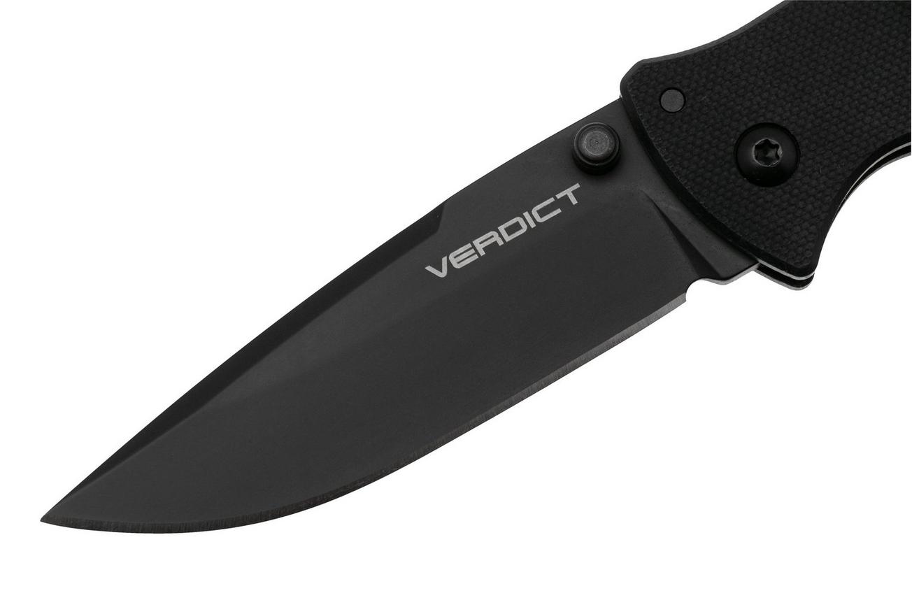 Cold Steel Verdict Spear Point FL-C3SP10A, DLC AUS10A, Black G10, zakmes