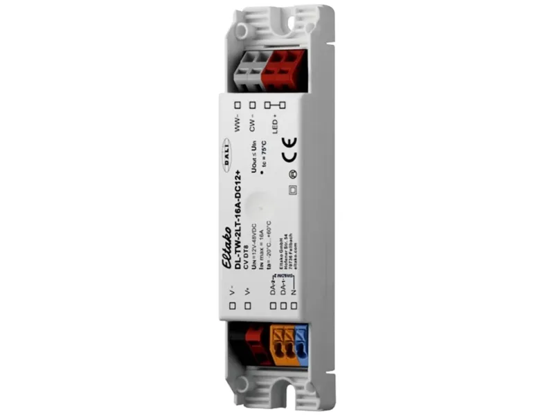 Eltako DL-TW-2LT-16A-DC12 , Lysdæmper, Ekstern, Trådløs, Hvid, LED, IP20