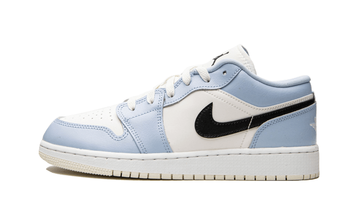 Air Jordan 1 Low Ice Blue Black - 48h Delivery