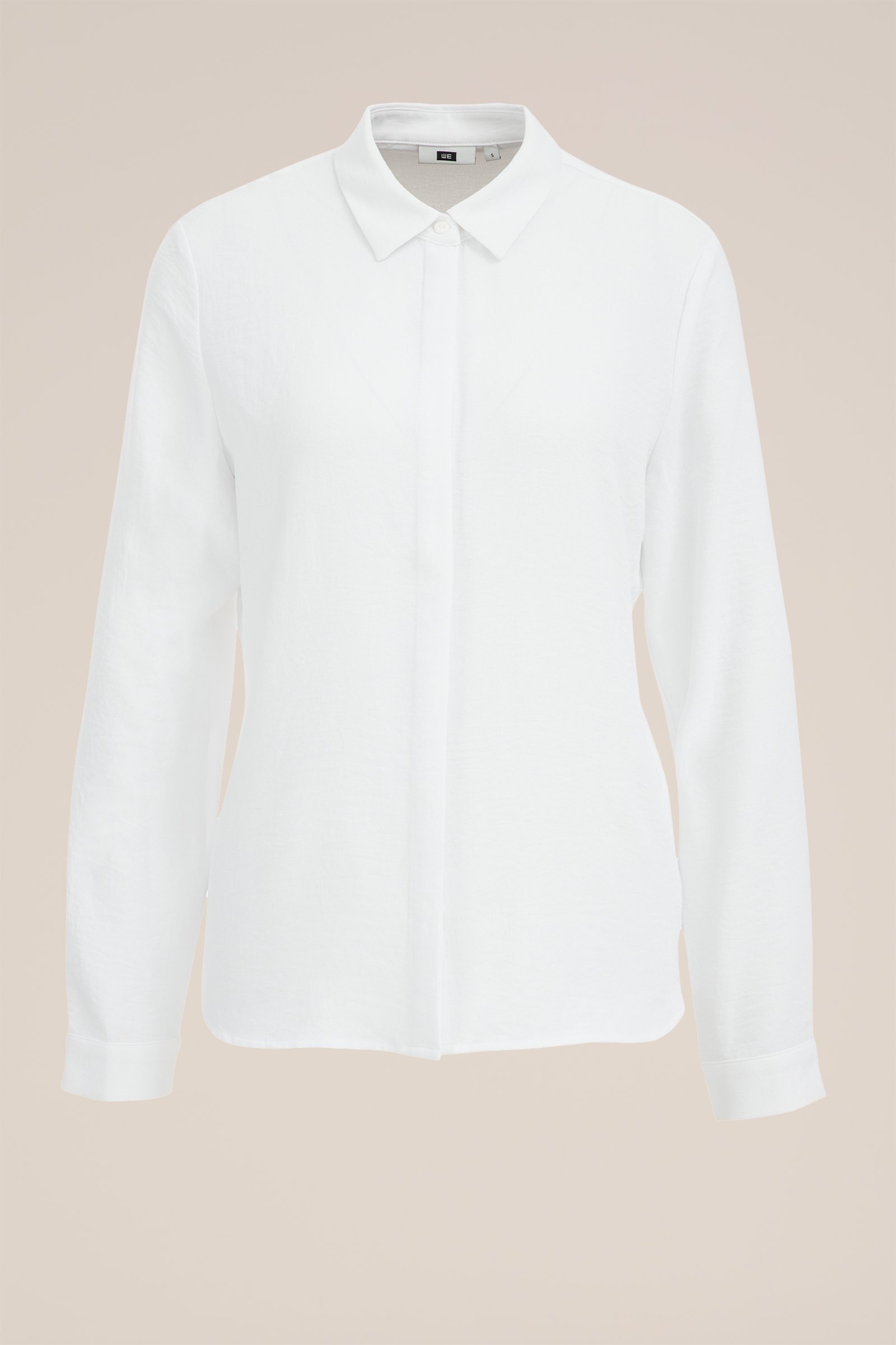blouse met fijne structuur WE Fashion Wit