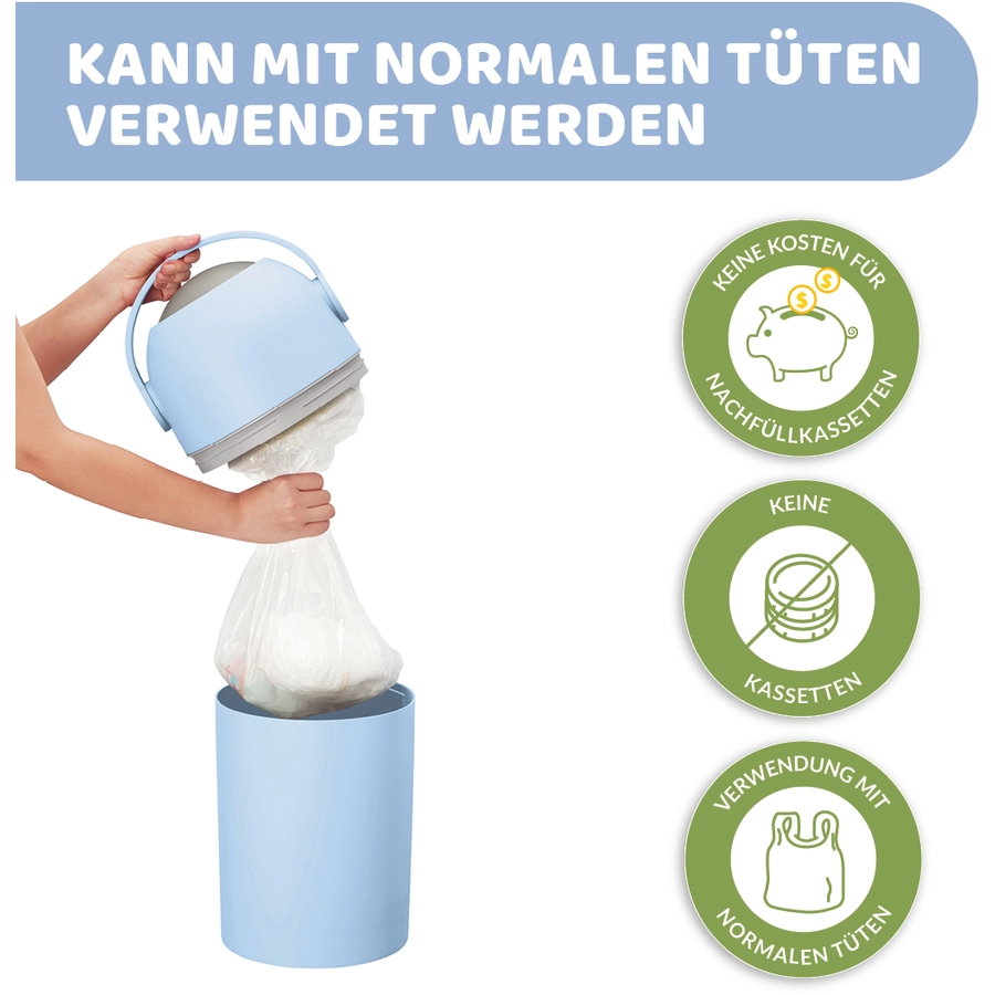 chicco Windeleimer Odour Off blau