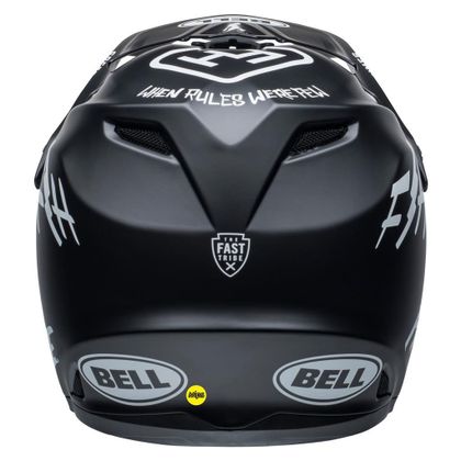 Casque cross Bell MOTO-9 MIPS FASTHOUSE WHITE ENFANT - Noir / Blanc