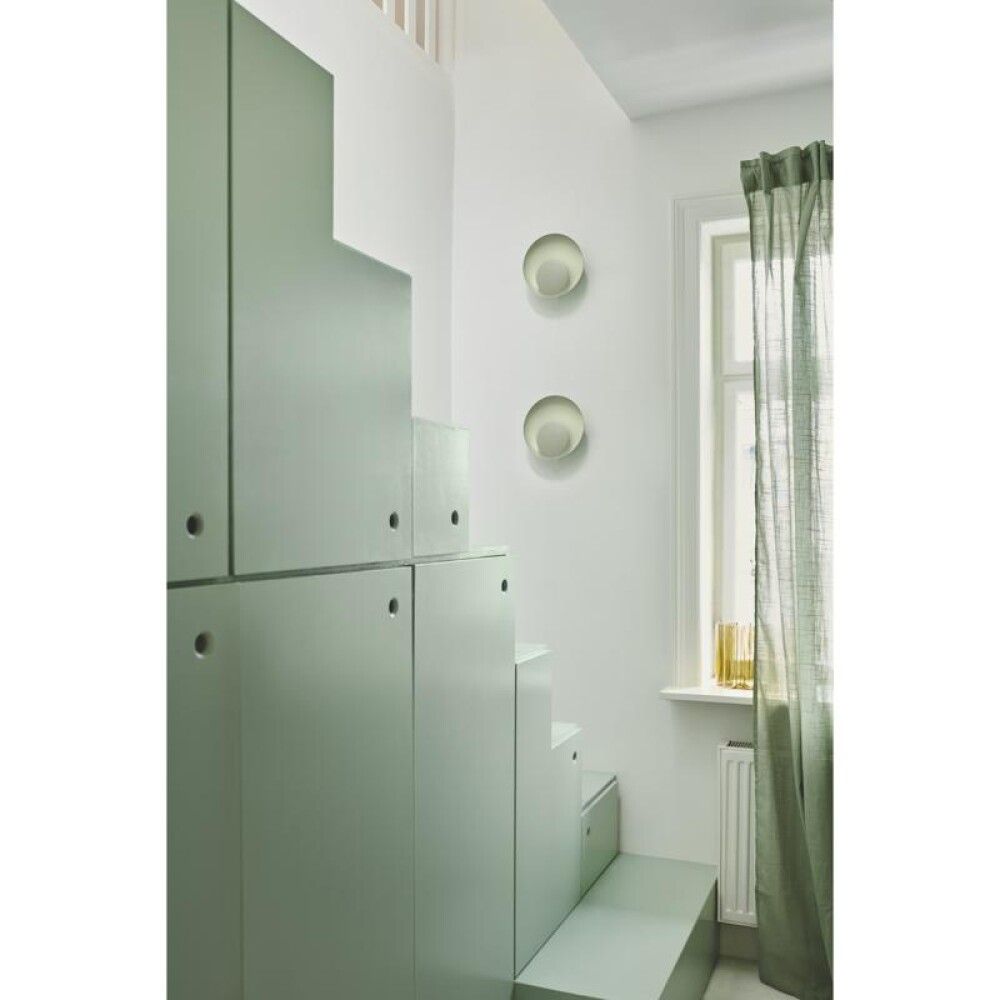 VEGGLAMPE NORDLUX MARSİ Ø21XH21CM DEMPBAR GRØNN