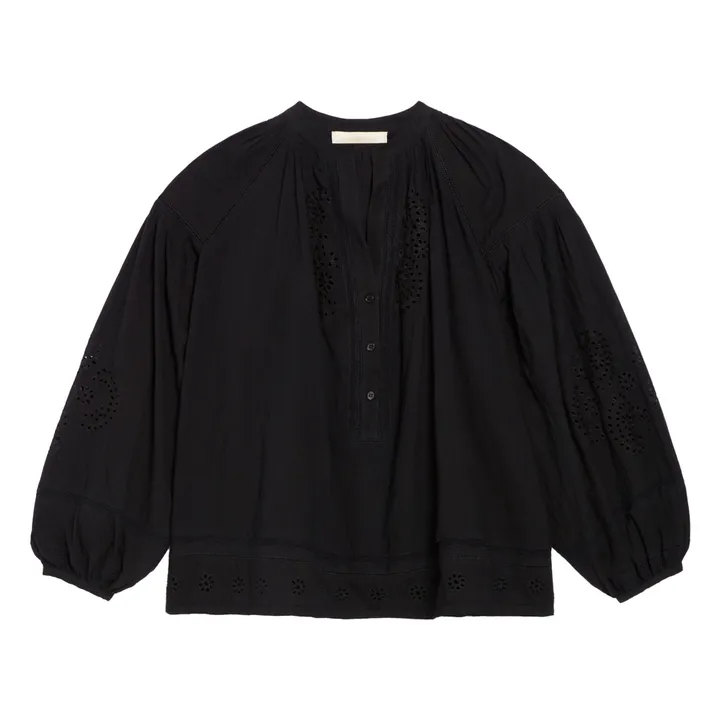 Vanessa Bruno Blouse Nipoa Brodée | Noir
