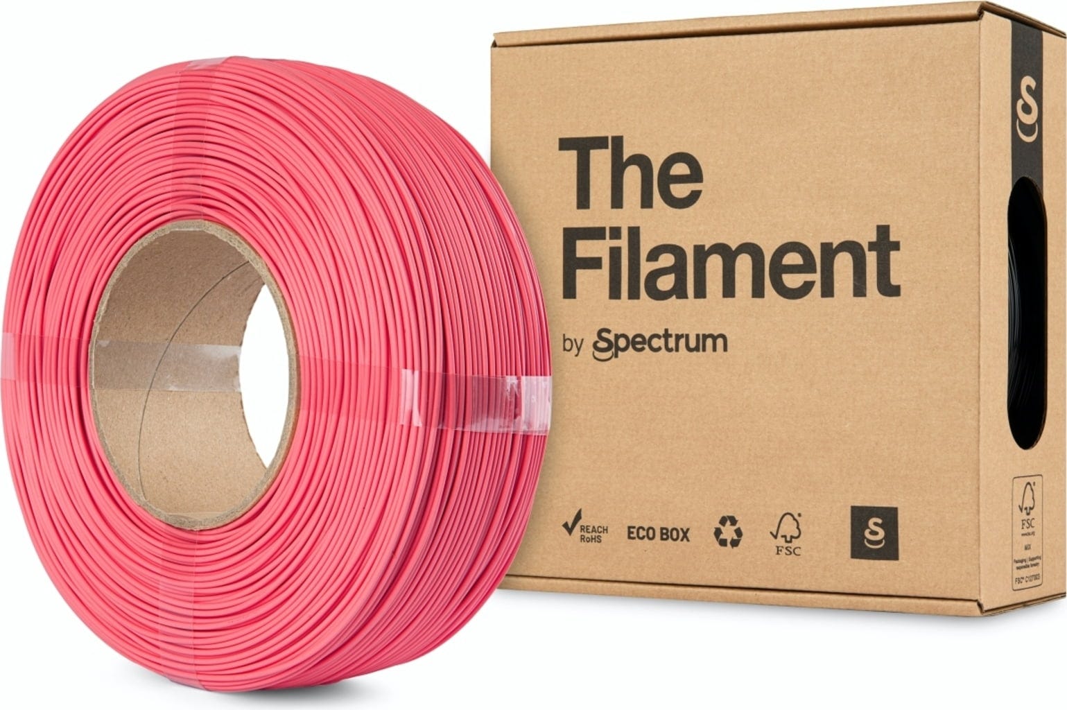 The Filament  ReFill PETG Strawberry Pink, 1,75 mm / 1000 g    Erschwingliches PETG ohne Spule in Strawberry Pink