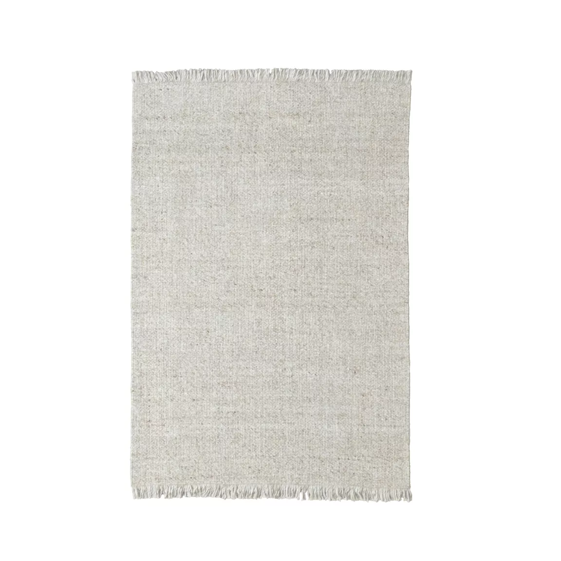 Tapis de salon rectangulaire laine tissée (140 x 200 cm) Jacks Beige