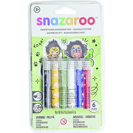 Snazaroo ansigtsmaling farvestifter