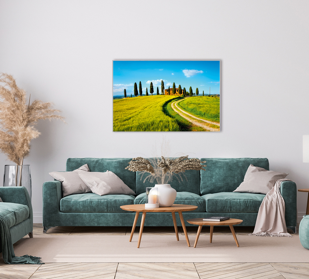 Akustikbild WEG IN DER TOSKANA 80x120cm, 7kg