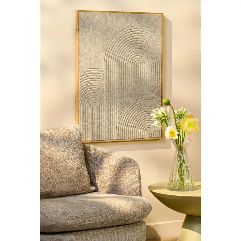Mica Decorations Mista Wanddecoratie - 100% FSC - Mdf - Bruin