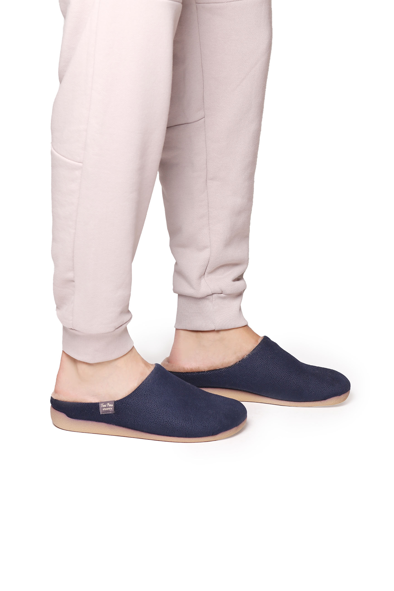 Chinelo masculino na cor azul