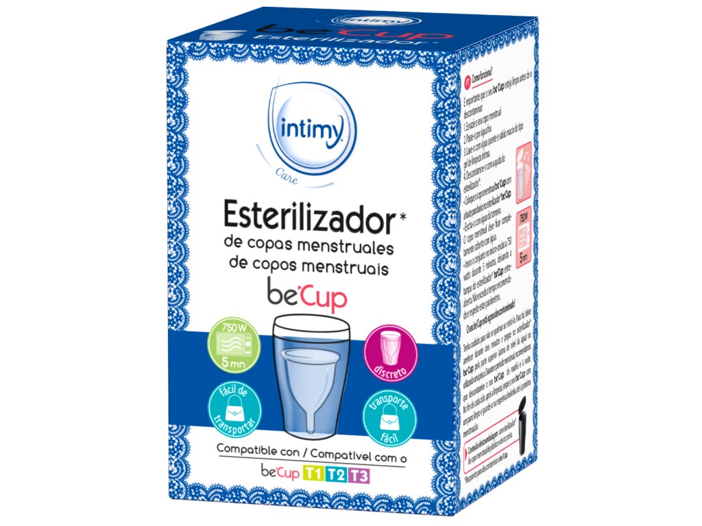 ESTERILIZADOR BE'CUP PARA COPOS MENSTRUAIS