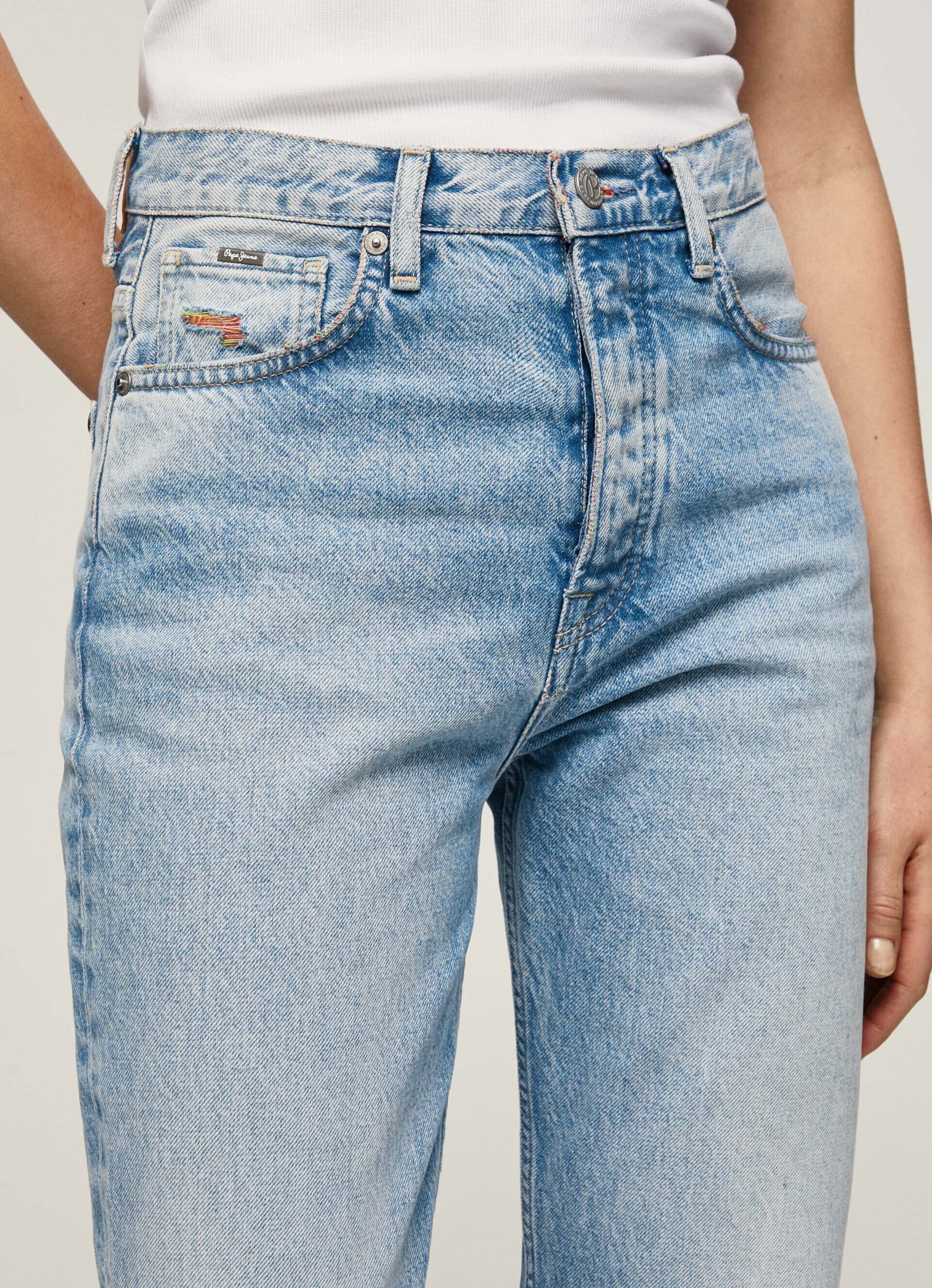 JEAN CELYN FIT RECTO TIRO ALTO - jeans