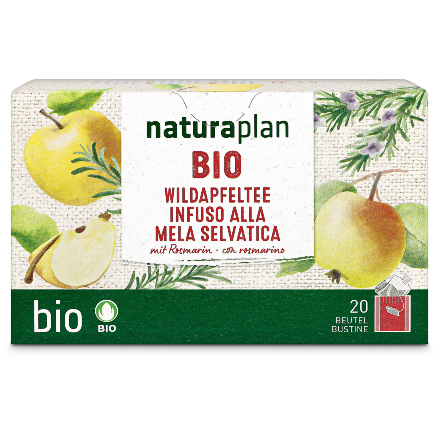 Naturaplan Bio Wildapfeltee 20 Beutel