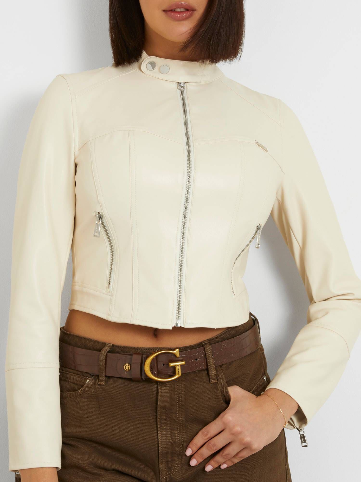 Guess| Damen Kunstlederjacke ANITA