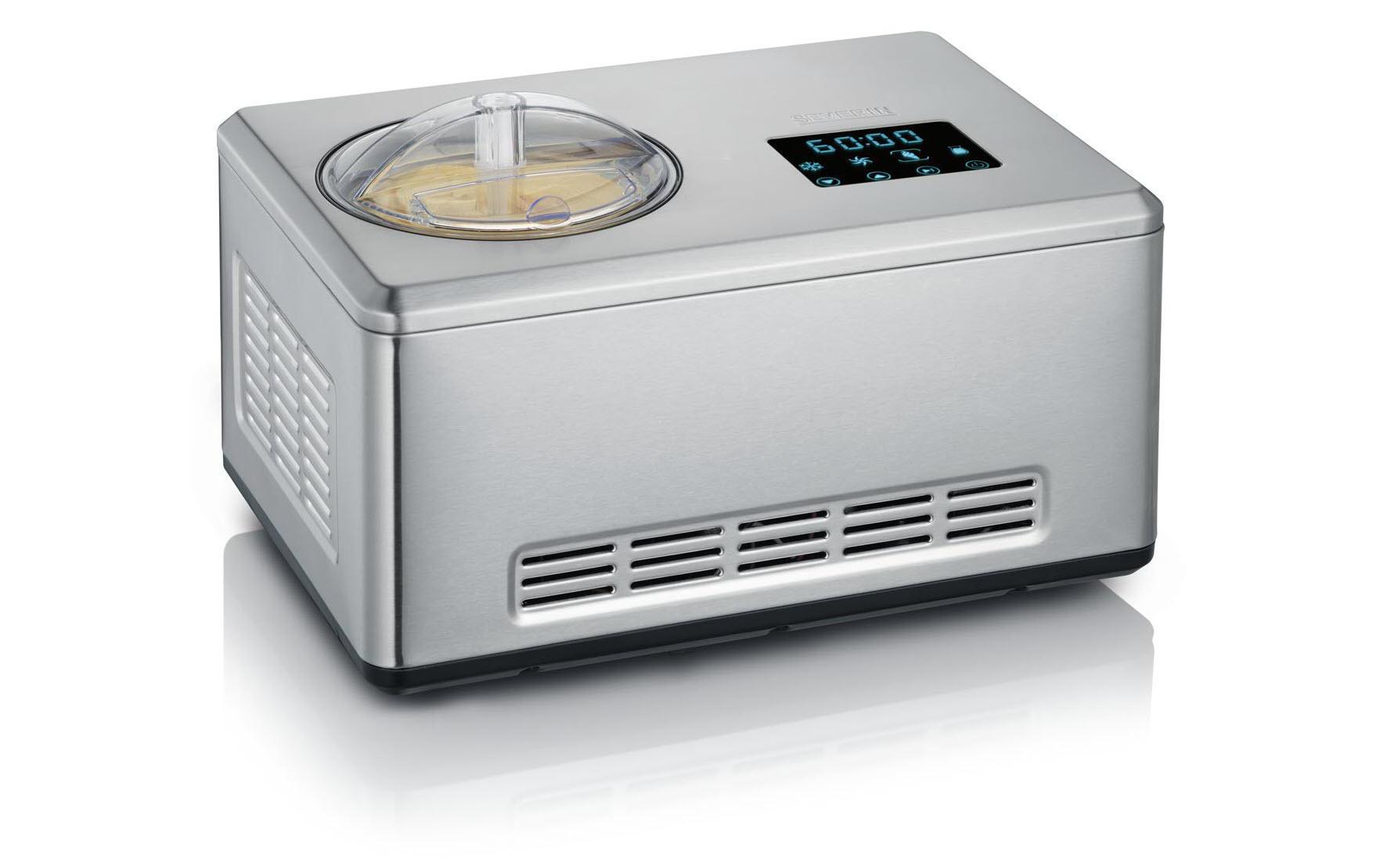Glacemaschine EZ 7406 2 l, Silber<br>Eismaschine mit Joghurtfunktion