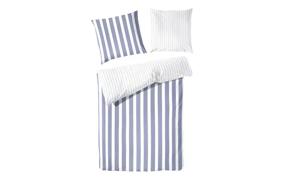 Perkal Bettwäsche-Set 200 cm 135 cm Weiß 135x200 cm