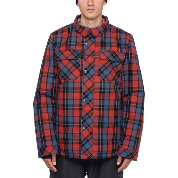 Veste snowboard 686 MNS WOODLAND INSULATED JKT BRICK RED PLAID