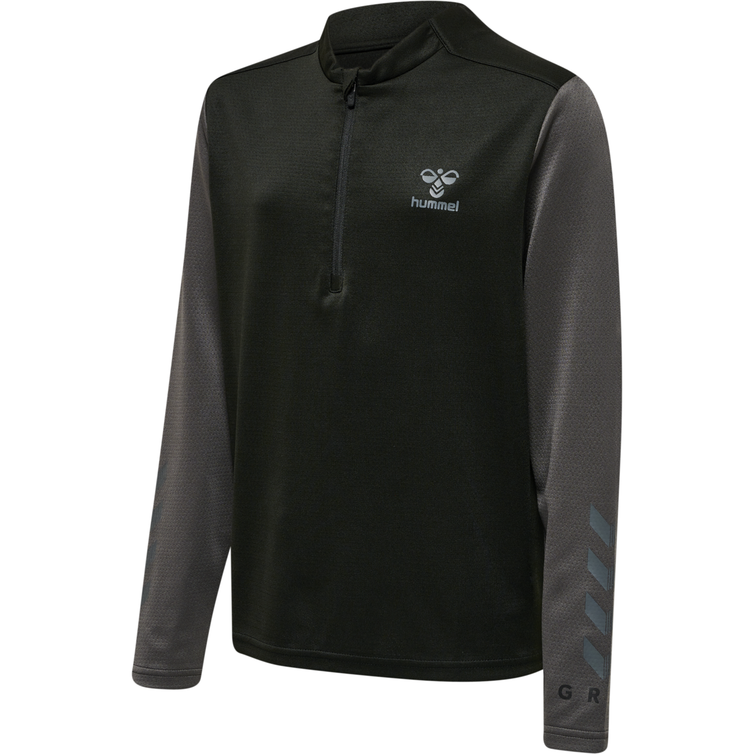 hmlONGRID 1/2 ZIP POLY SWEAT KIDS