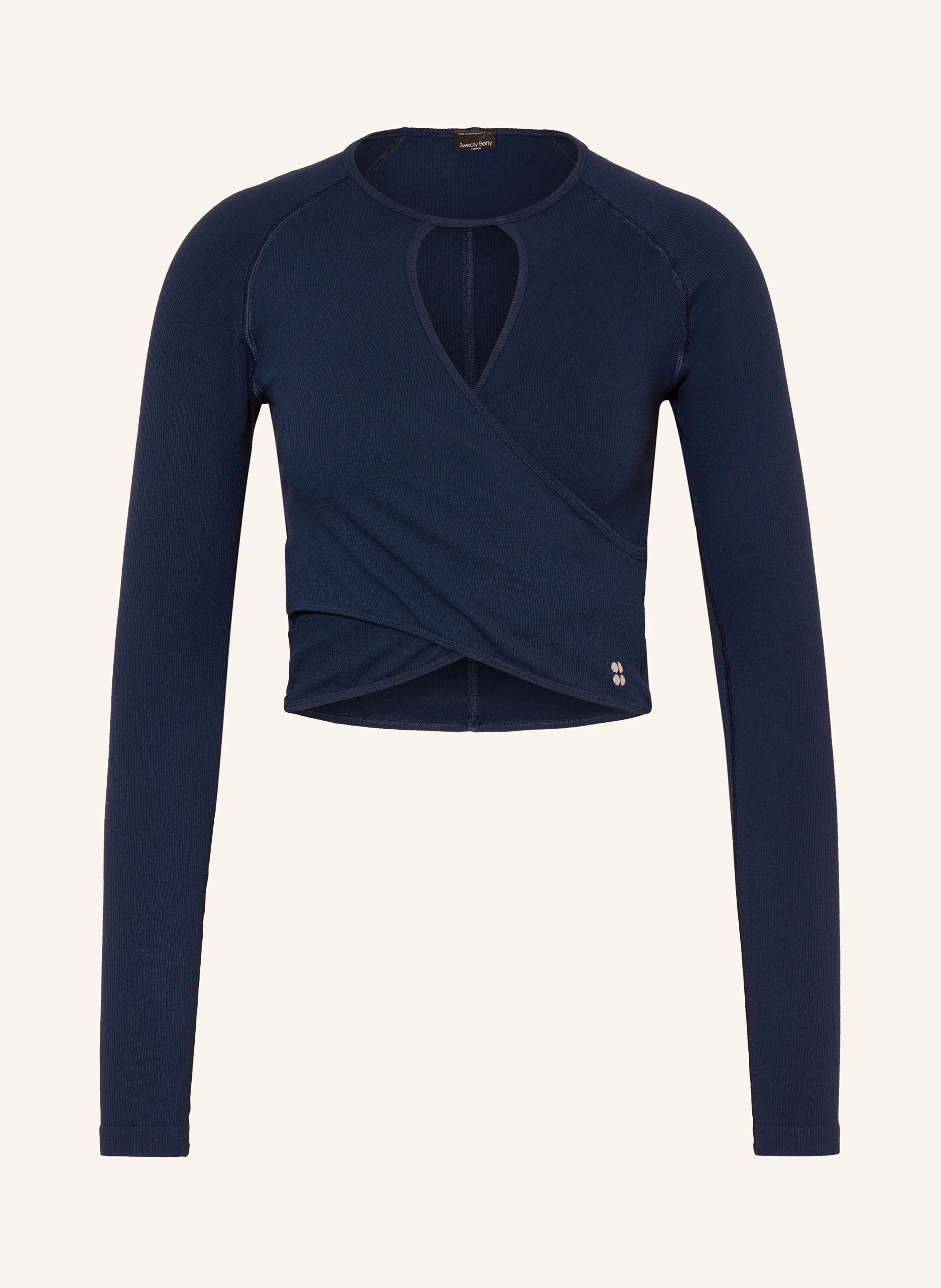 Sweaty Betty Cropped-Longsleeve MINDFUL SEAMLESS WRAP