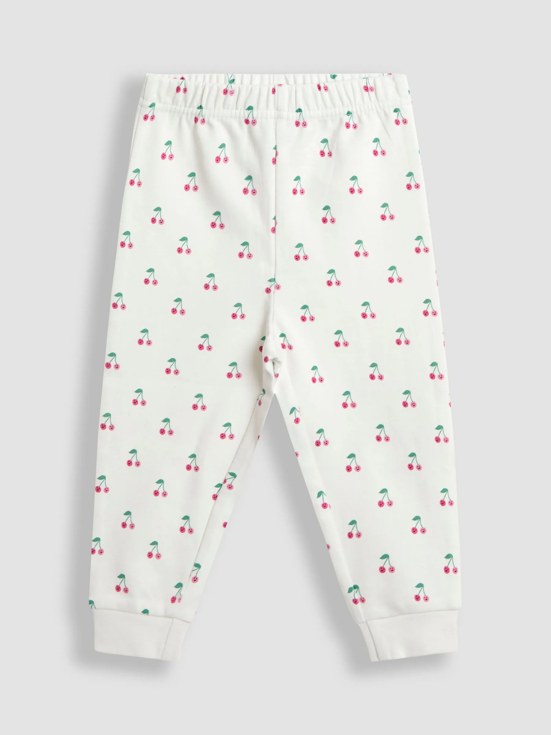 Roze kers - JoJo Maman Bébé 2 Pack Jersey Pyjamas