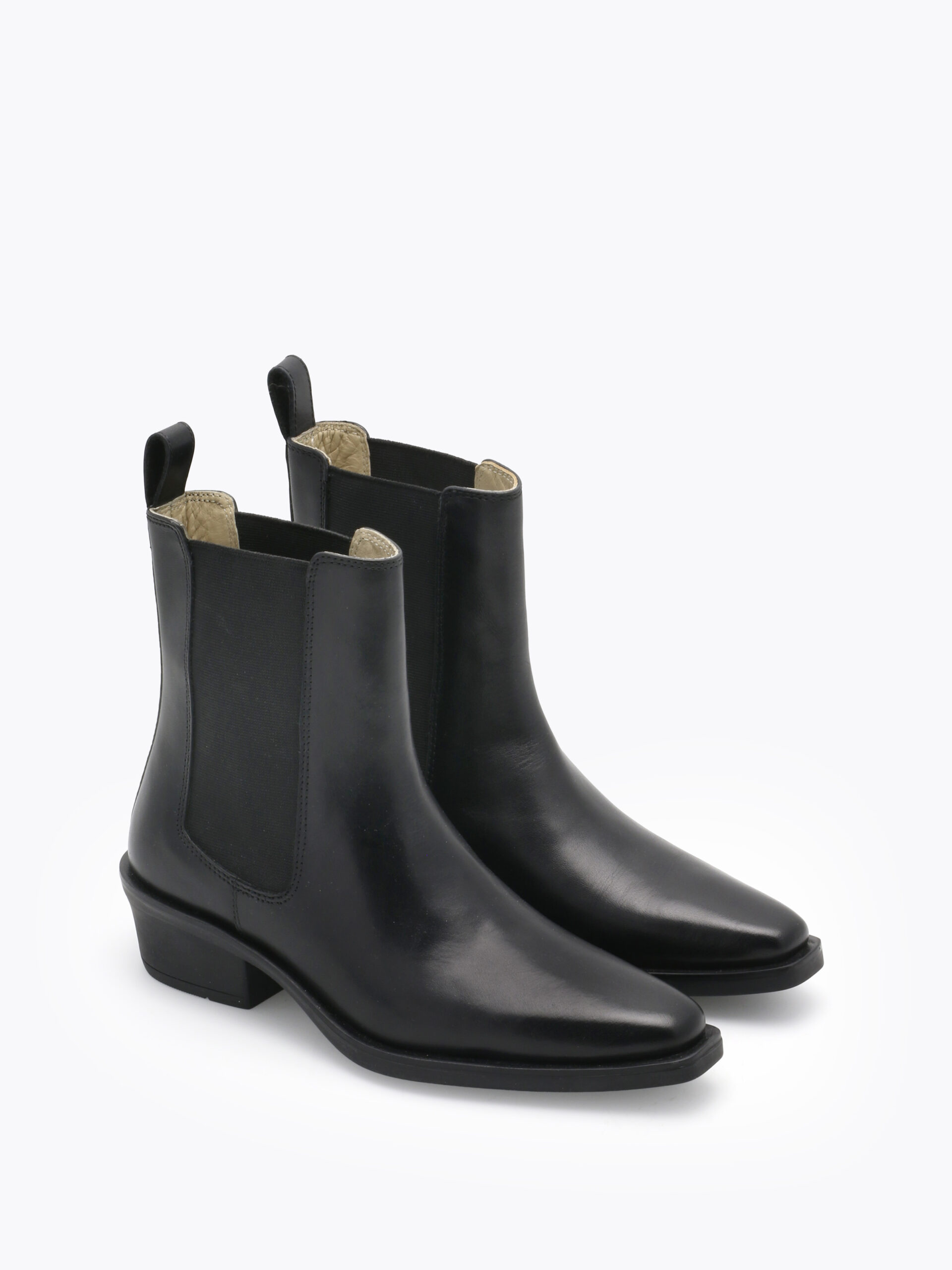 Mira Leather Boot Black - Trapes Sko