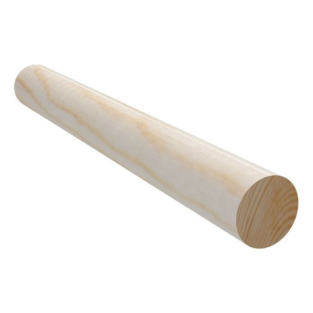 RUNDSTOKK MOELVEN 45X45MM UBEHANDLET FURU