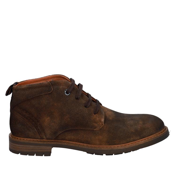 Berkelmans Oporto Dark Brown Suede Bruin
