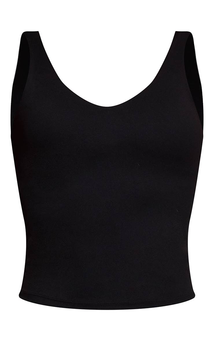 Noir Brassière De Sport Longue Sculptante Rembourrée Ultimate