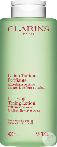 Clarins Lotion Tonique Purifiante Peaux Mixtes À Grasses Flacon 400ml