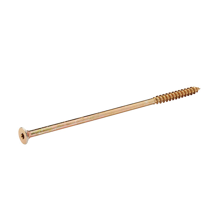 Vis à bois torx zinguée jaune 10x240 mm - 1 pièce