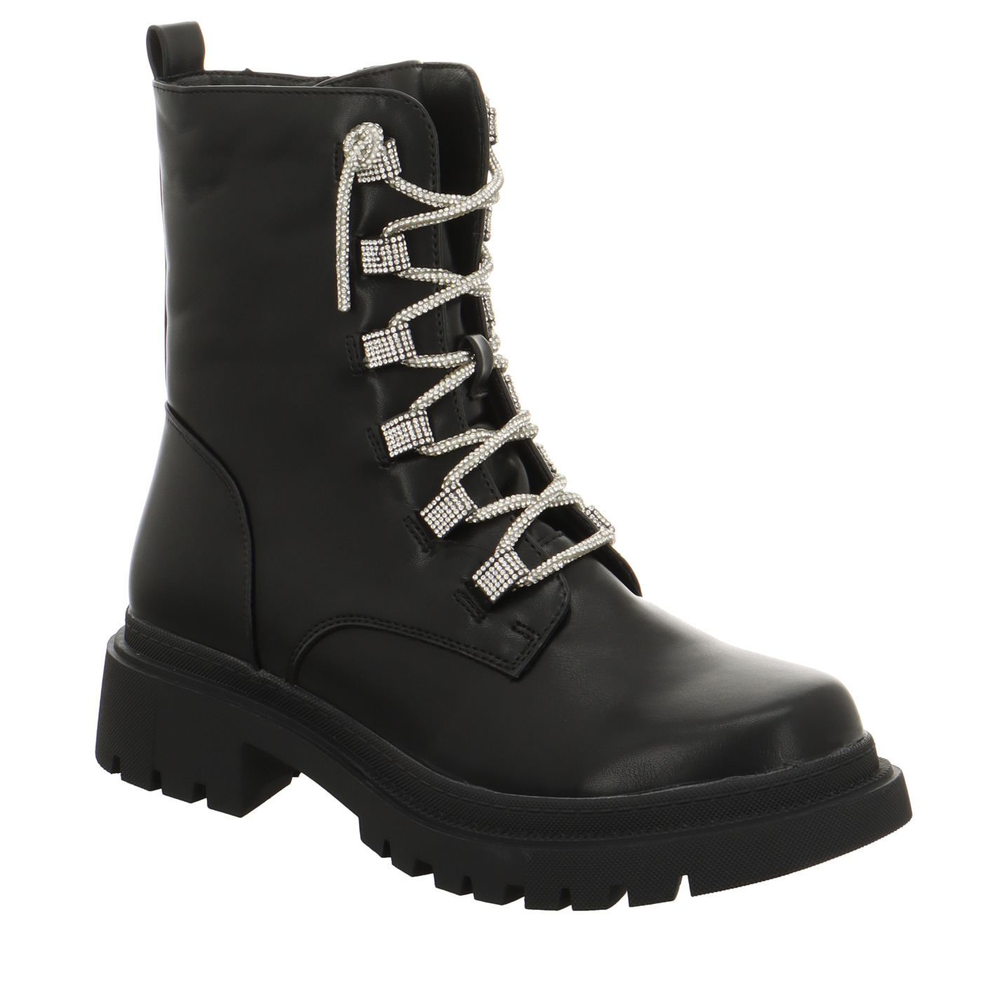 Schnürboots schwarz