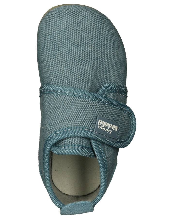 Klett-Hausschuhe JUTE in denim