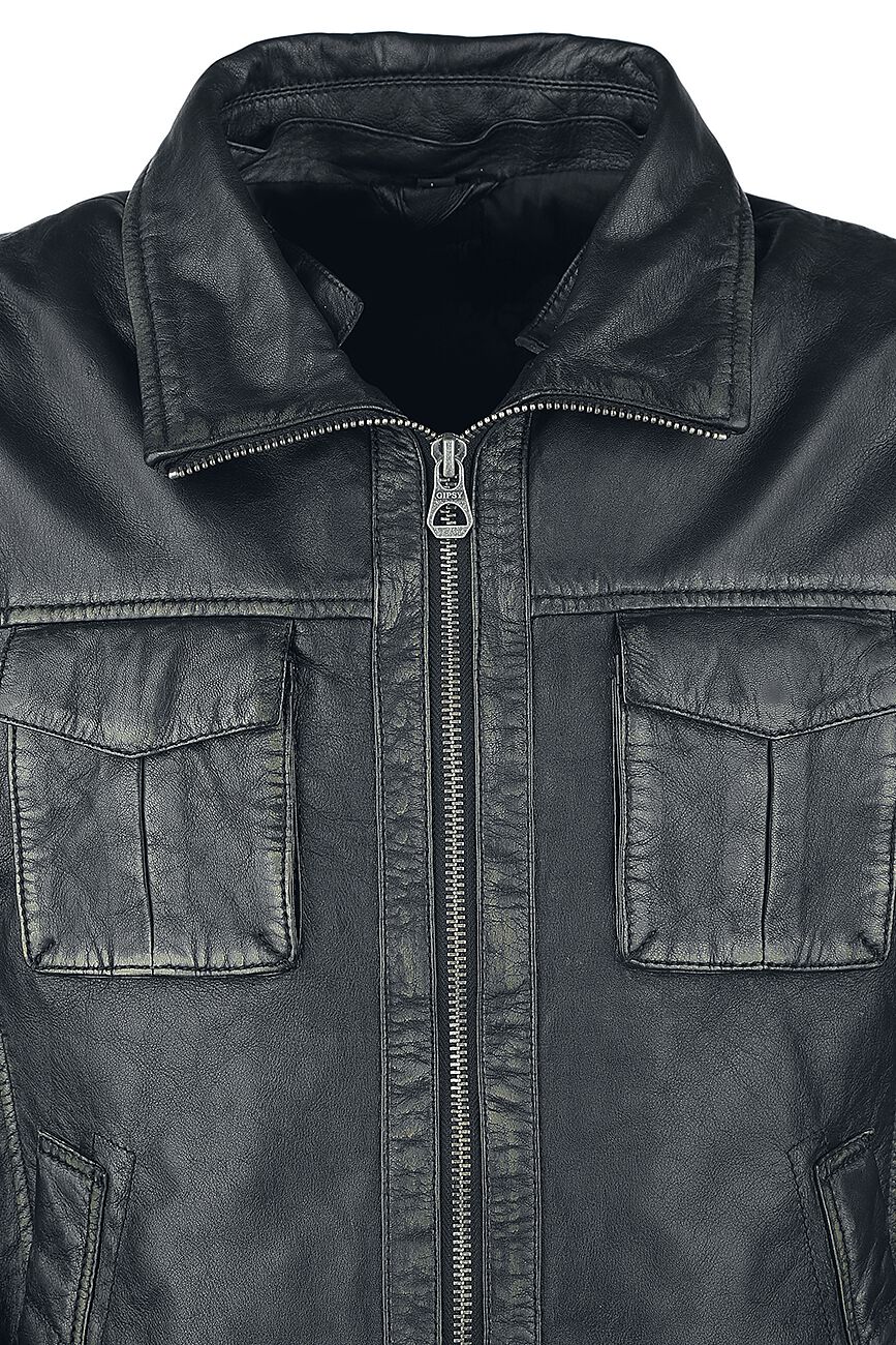Maic Slim Fit LROV W | Gipsy Veste en cuir