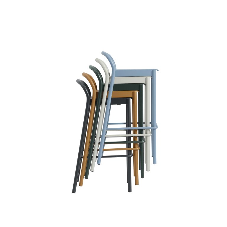 Muuto Linear Steel barkruk 75 Grey
