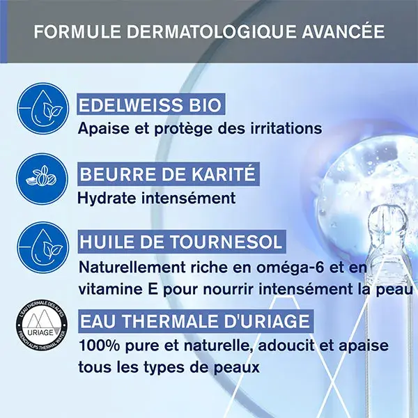 Uriage Baby 1st Creme de Limpeza Sólido para Rosto e Corpo 100g